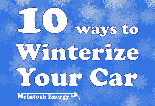 10 Ways to Winterize Your Car From Your Friends At McIntosh Energy